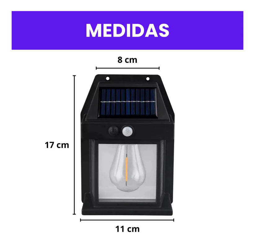 Iluminación Solar de Pared Ecológica