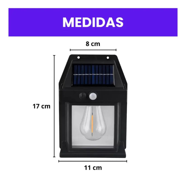 Luz Solar de Pared Ecológica/Olvídate de las costosas cuentas de luz!