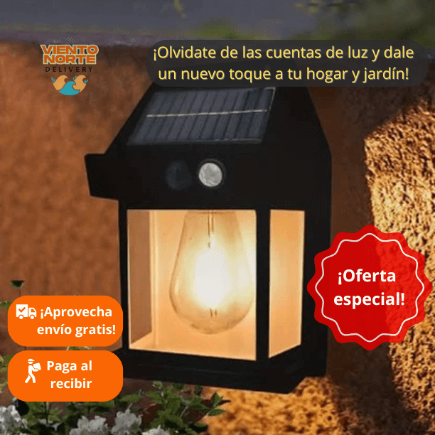 Luz Solar de Pared Ecológica/Olvídate de las costosas cuentas de luz!