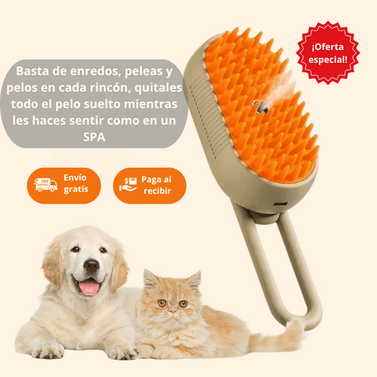 Cepillo a para Mascotas 3 en 1 / Despídete de los pelos por todos lados
